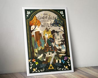 The Legend of Zelda Poster | Gaming Poster | Gaming Artwork | Gaming Decor | Video Game Poster | Gaming Gift | Video Game Print | Wall Art