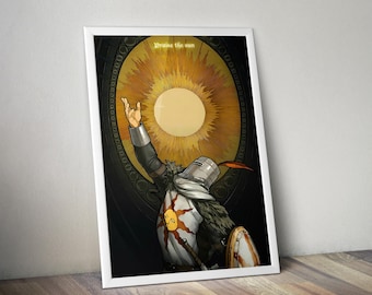 Dark Souls Poster | Gaming Poster | Gaming Artwork | Gaming Decor | Video Game Poster | Gaming Gift | Video Game Print | Wall Art