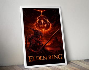 Elden Ring Malenia Poster | Gaming Poster | Gaming Artwork | Gaming Decor | Video Game Poster | Gaming Gift | Video Game Print | Wall Art
