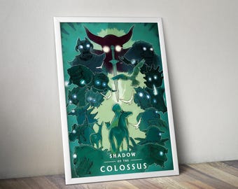 ワンダと巨像 アートプリント ゲームポスター - Etsy 日本