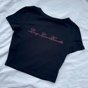 Frauen handgemachtes Y2K Baby Tee