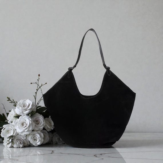 Genuine Leather Hobo Bag – Large Slouchy Shoulder Tote for Women, Soft Everyday Handbag with Spacious Interior