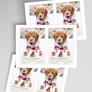 Printable Card Template for 5x7 Cards, Canva Print Template, Two Cards Per Page, US Letter & A4, Instant Download image 2