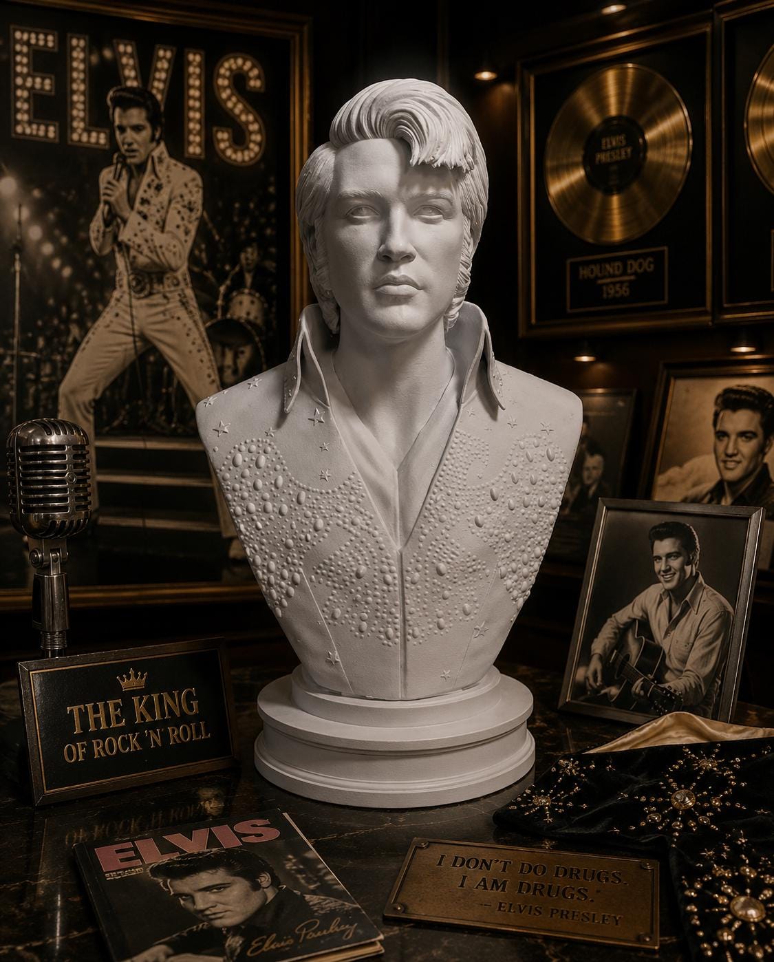 Elvis Presley Statue - Etsy