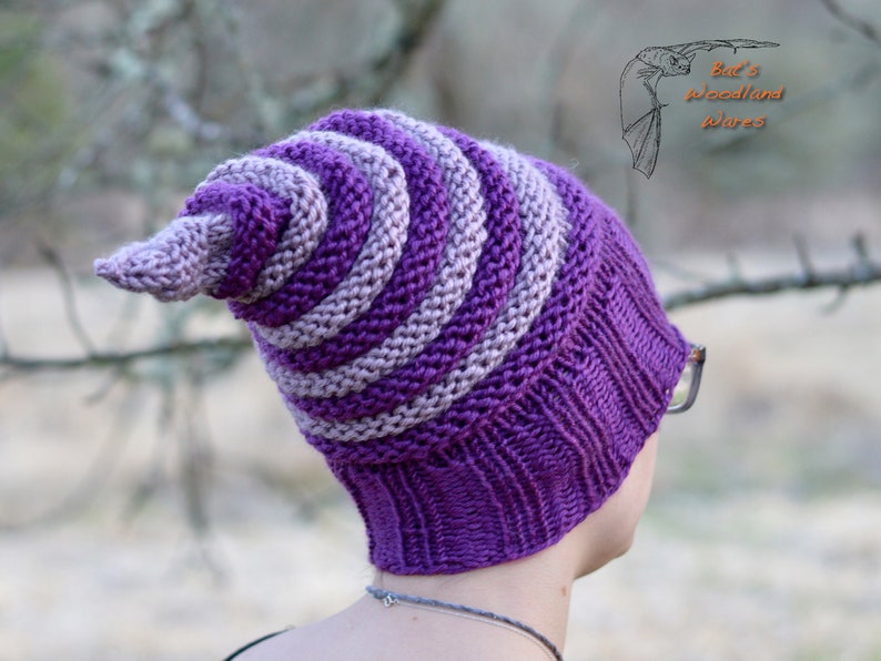 Graphorn Elf Hat Magical Pointed Beanie READY TO SHIP