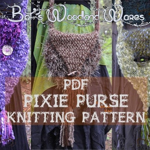 PDF - Modèle de tricot Pixie Purse (Téléchargement instantané)