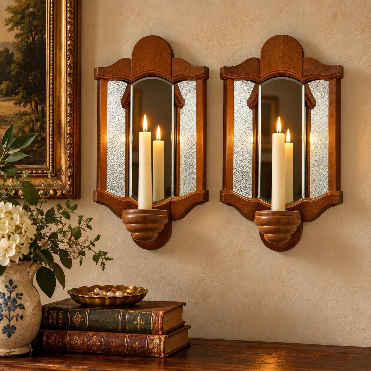 3 Panel Vintage Mirror - Etsy