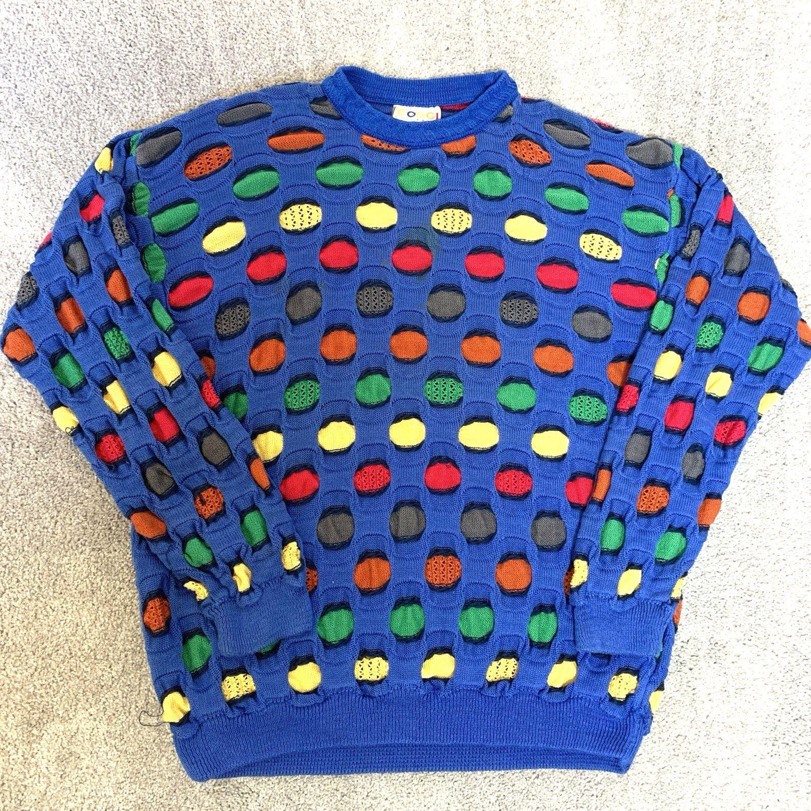 中古・古着通販Coogi (クージー) 3Dニットベスト マルチカラー