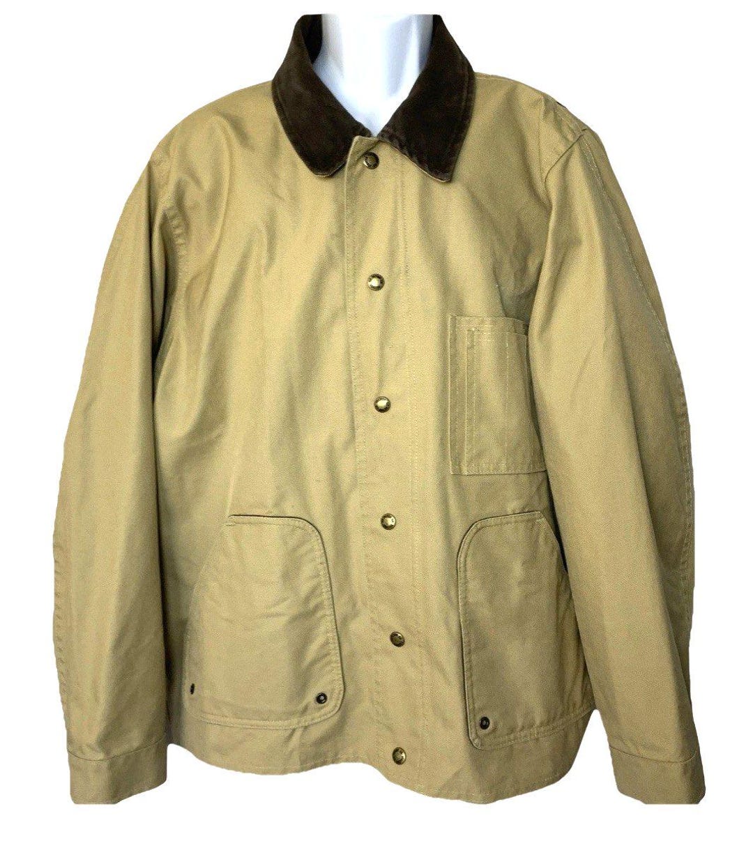 Filson Hunting FILSON Mens XL Dry Tin Cloth Hunting Outdoor Field Jacket 753N Vintage ...