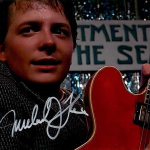 Michael J. Fox – Autentisk autograf inklusive CoA (Tillbaka till framtiden)