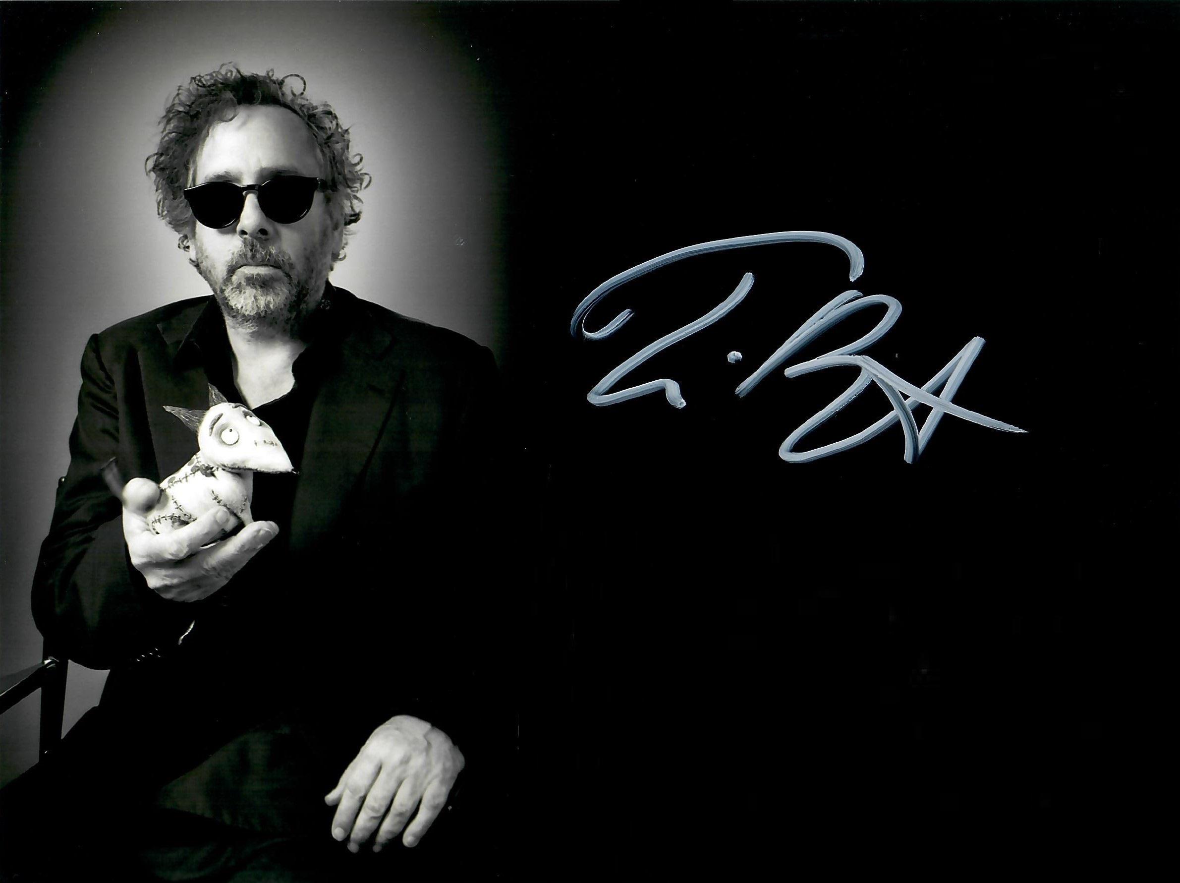 ティム・バートン 直筆イラスト入りサイン色紙 Original autograph tim burton - Etsy 日本