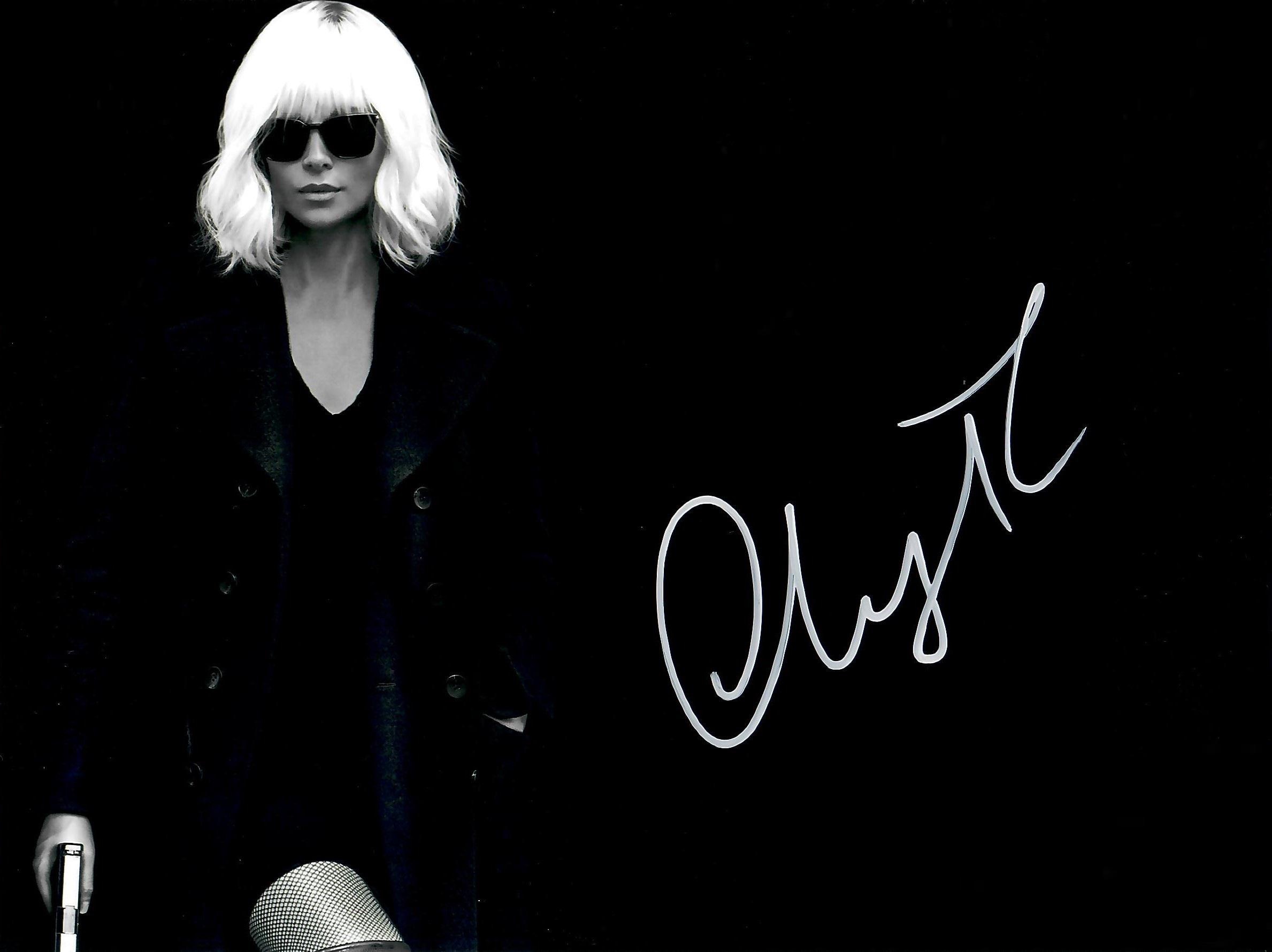 Charlize Theron Signed - Etsy