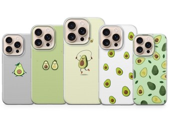Avocado Handyhülle Superfood Fresh Cover für Iphone 17 Pro Max,16e,15,14,13&Samsung S25 Ultra,S24FE,A56,A16,Pixel 10XL,9A ,8,7
