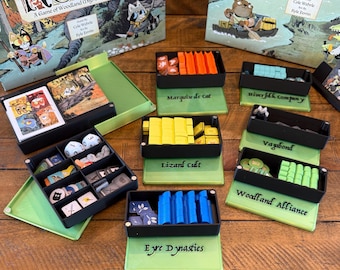 Root Board Game Organizer: All Expansions, Sleeved Cards - Etsy