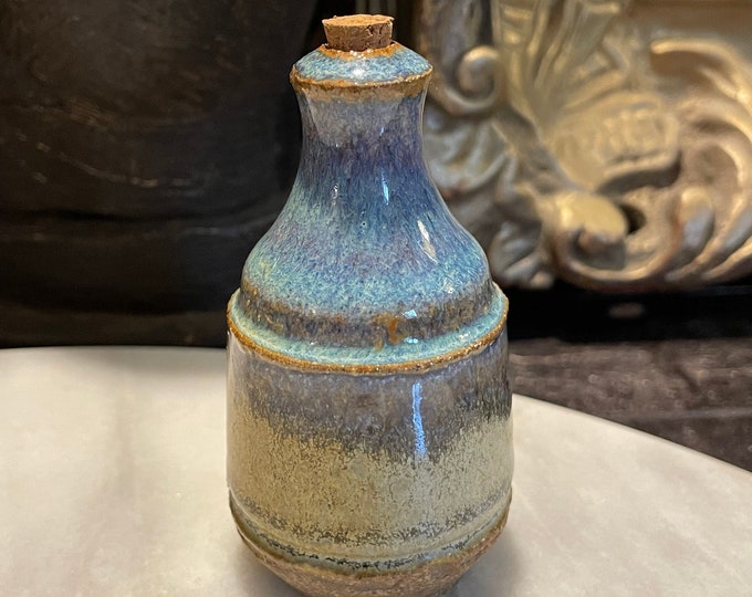 Vintage Pottery Potion Bottle Ceramic Vase Spell Jar
