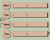 Weekly Chore List Template