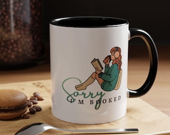 Taza de café/taza de lectura para introvertidos, lo siento, estoy ocupado, 11 oz, 15 oz