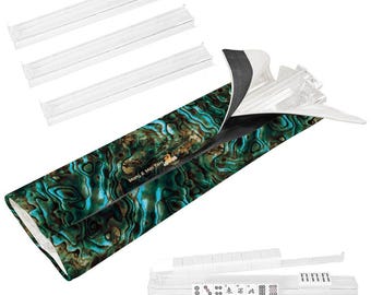 Abalone Shell Rack Storage Bag with Racks & Pushers