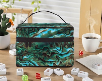Abalone Shell Mahjong Tile Bag