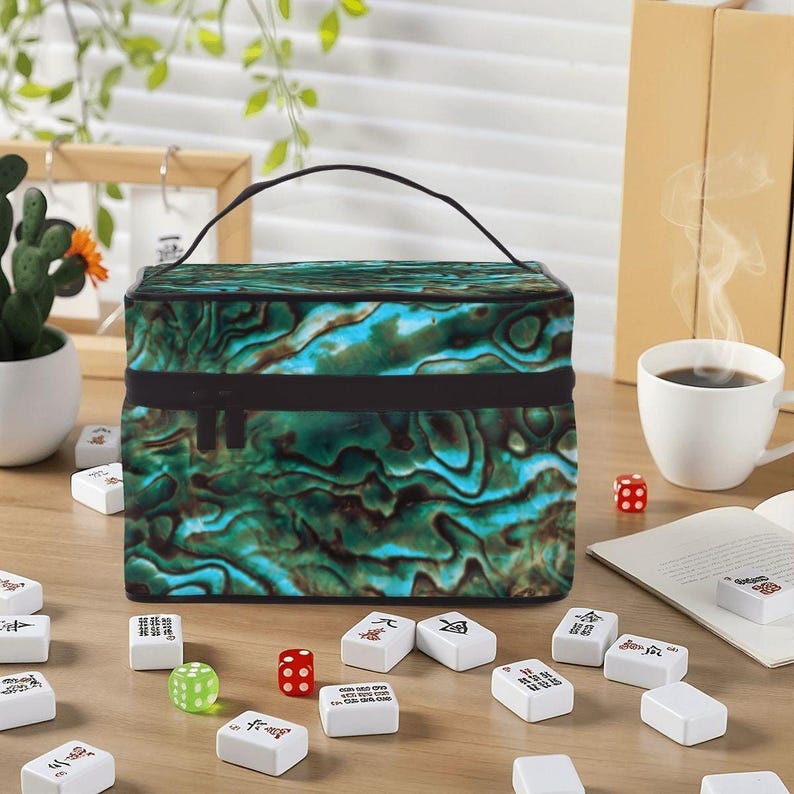 Abalone Shell Mahjong Tile Bag image 1