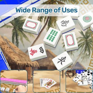 Tiki Shores Mahjong Mat 31.5"x31.5" (Ship Rolled up) image 8