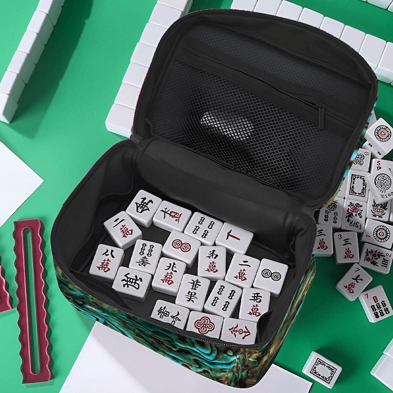 Abalone Shell Mahjong Tile Bag image 3