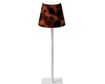 Tortoise Shell LED Cordless Table Lamp