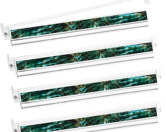 Abalone Shell Acrylic Racks with Pushers