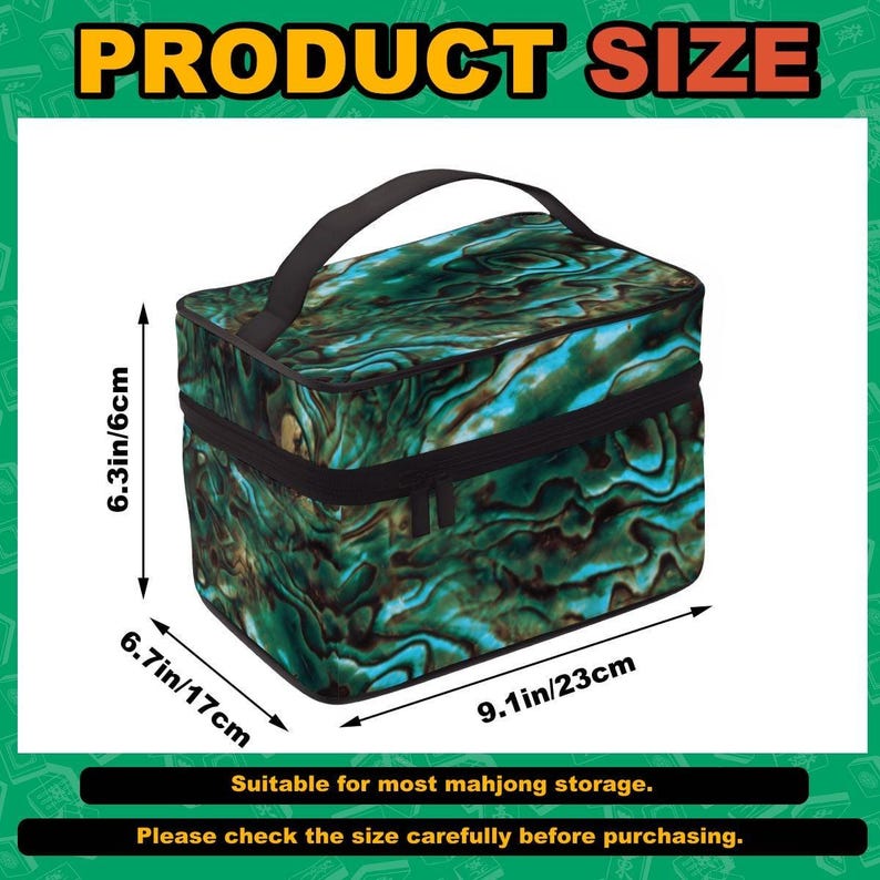 Abalone Shell Mahjong Tile Bag image 2