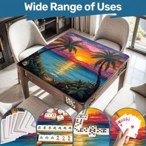 Tapete de Mahjong Vibrant Sunset de 31,5" x 31,5" (Se envía enrollado) imagen 8