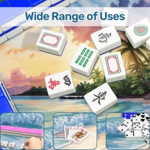 Ocean Sunrise Mahjong Mat 31.5"x31.5" (Ship Rolled up) image 9