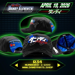 Dandy Hats R34 1/1000 11 Anniversary Barbas Hats 31Hats Baez