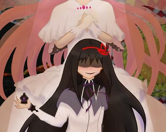 Madoka Magica Fan Kunstdrucke