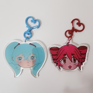 Hatsune Miku Teto Kasane Acrylic Keychains