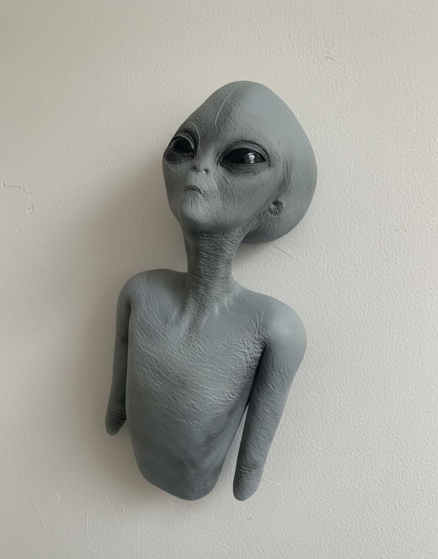 Grey Alien Figure - Etsy