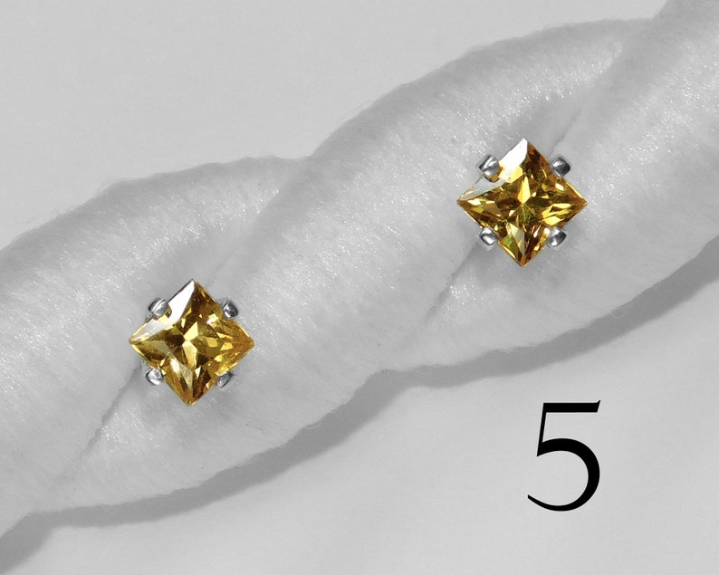 Anniversary Earth Mined Sterling Silver or Gold Choice of Colors Montana Sapphire Studs Natural September Birthstone