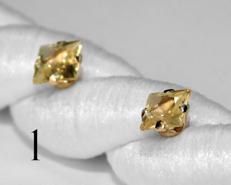 Anniversary Earth Mined Sterling Silver or Gold Choice of Colors Montana Sapphire Studs Natural September Birthstone