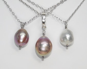 Colgantes de perlas Kasumi de Japón, selección