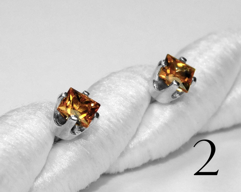 Anniversary Earth Mined Sterling Silver or Gold Choice of Colors Montana Sapphire Studs Natural September Birthstone