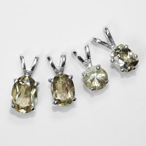 Color Change!   Rare, Turkish Diaspore Pendants in Silver, Choice