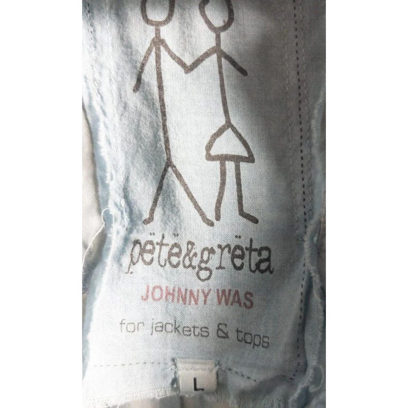 Pete&greta by Johnny Was Blouse | 100% Cupra · Sz L image 11