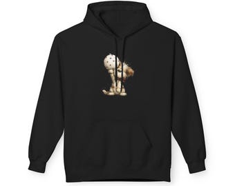 Shih Tzu Puppy Illustration Hoodie | Whimsical Dog Art