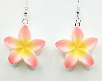 Hawaiianische Blumen Ohrringe