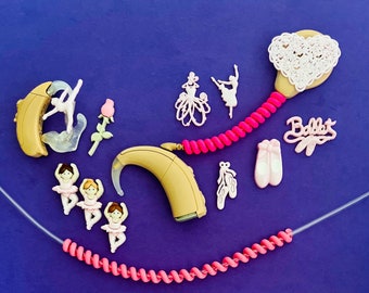 Ballet Tube Hearing Aid Treasures or Cochlear Bling