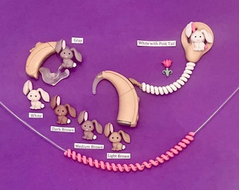 Bunny... Hearing Aid Tube Treasures and Cochlear Implant Accessories