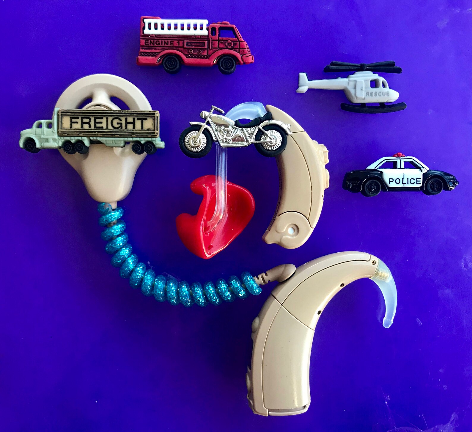 Hearing Aid Clip for Kids Vehicle Tube Treasures or Cochlear Etsy