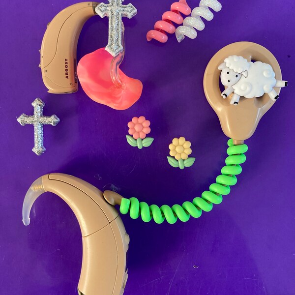 Hearing Aid Accessory Spring and Easter Tube Treasures