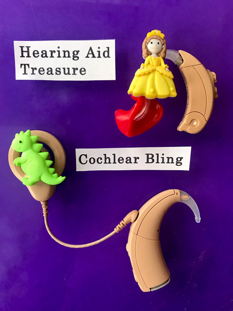 Hearing Aid Accessories and Cochlear Implant Accessories Cupcakes and Tube Twists image 3