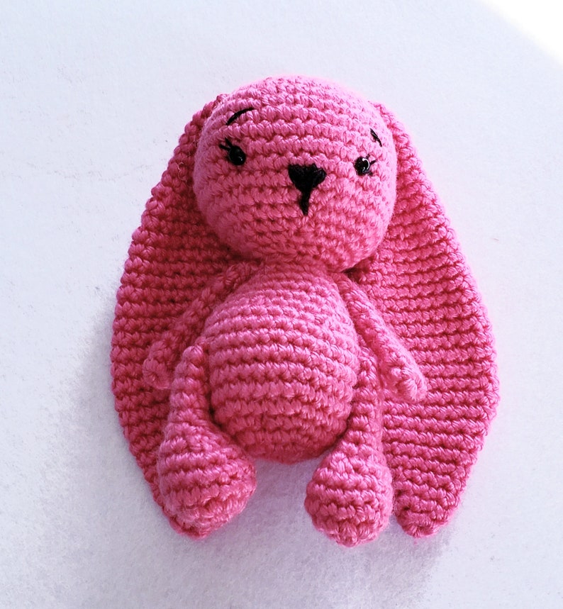 PDF Pattern Crochet Bunny Pattern Tiny Rabbit Bunny Etsy