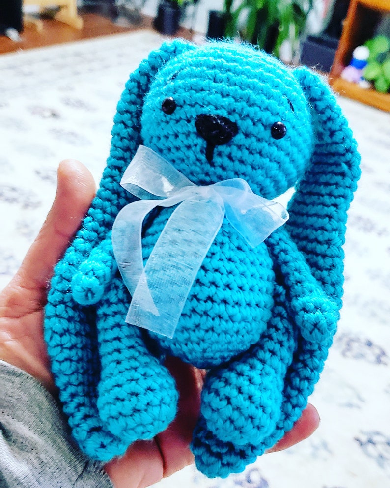 PDF Pattern Crochet Bunny Pattern Tiny Rabbit Bunny Etsy
